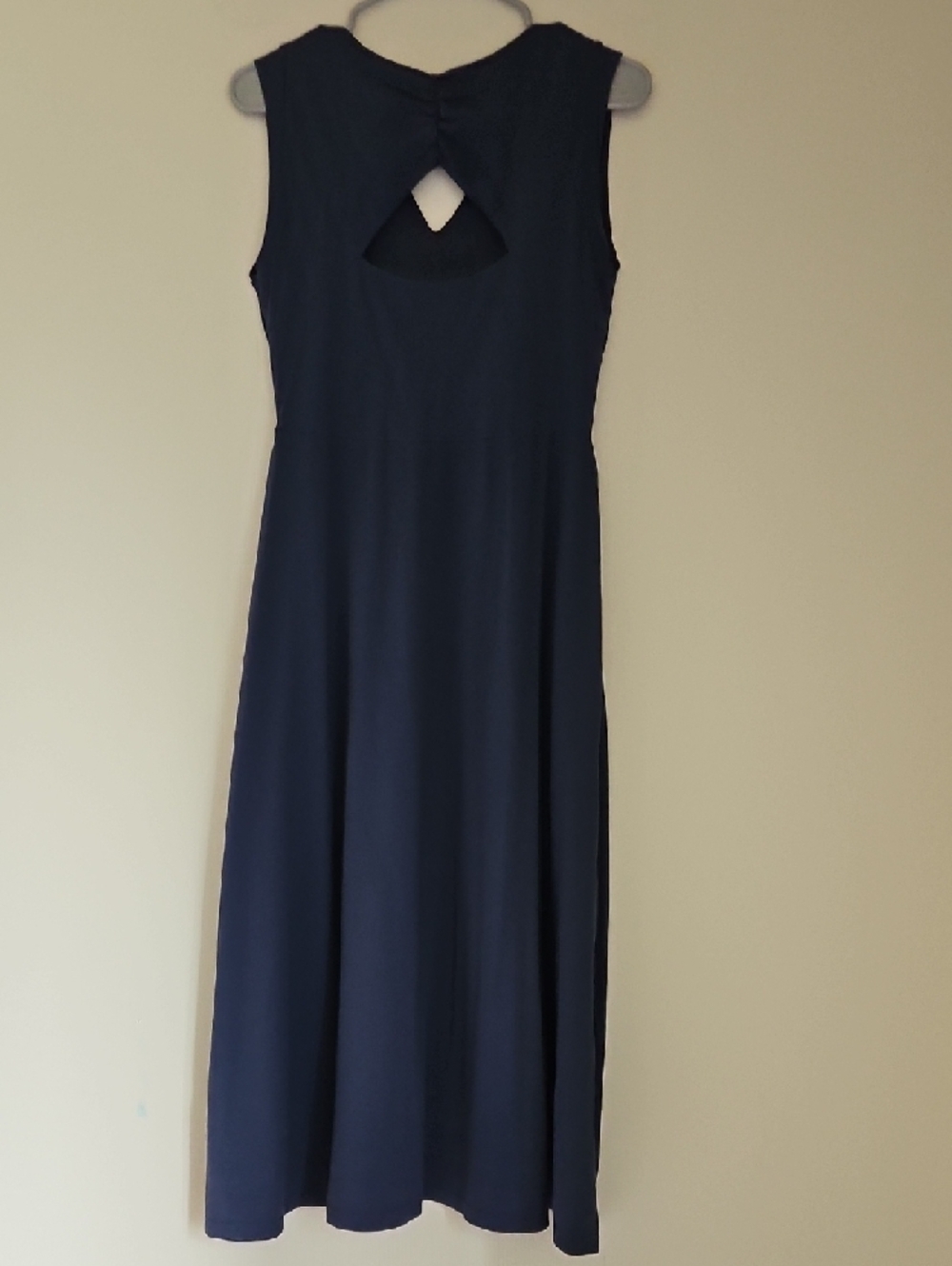 Pact Sleeveless V-Neck Midi Dress in Navy Blue - Picture 5 of 5